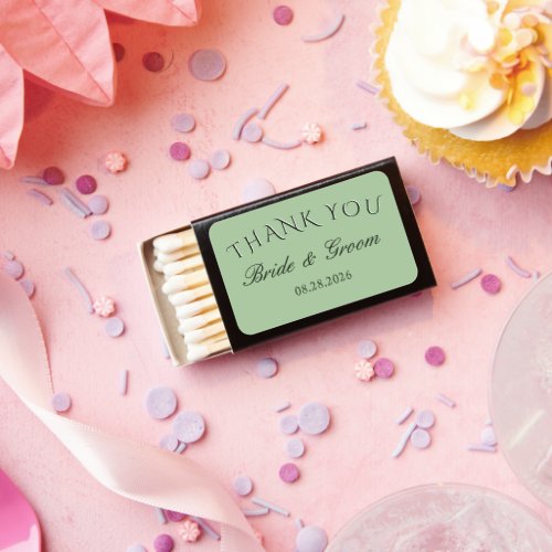 Personalized Wedding Matchbox Favor Matchboxes