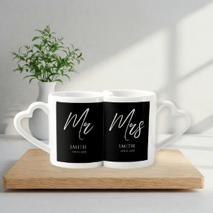 Personalized Wedding Mugs - Mr. & Mrs. Wedding