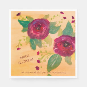 Personalized Wedding Napkins