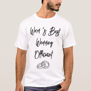 Personalized Wedding Officiant Gift From Couple T-Shirt