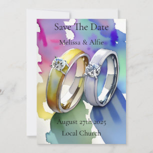 Personalized wedding or engagement Invitation