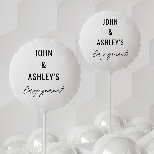 Personalized Wedding Party Custom Engagement Party Balloon (Creator Uploaded)
