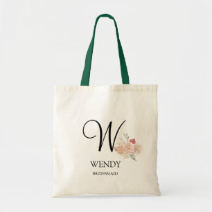 Personalized Wedding Party Gift Tote Bag