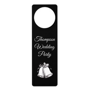 Personalized Wedding Party Sign Door Hanger