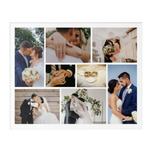 Personalized Wedding Photo Acrylic Print