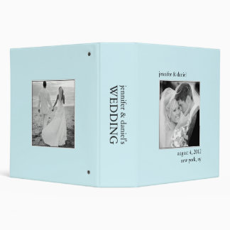 Personalized Wedding Photo Album Binders