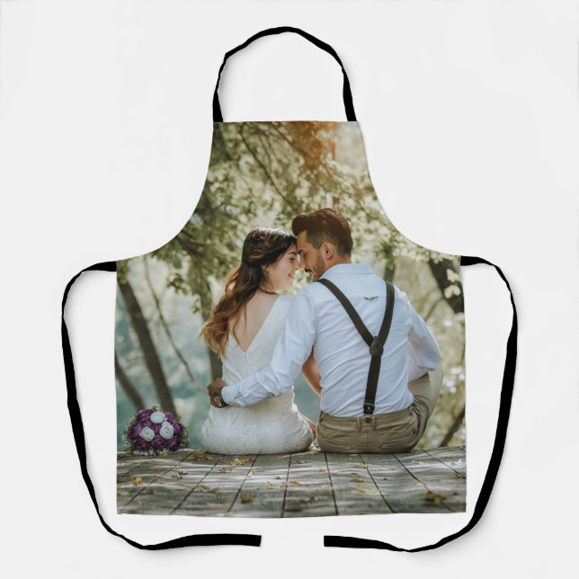 Personalized Wedding Photo Apron (Front)