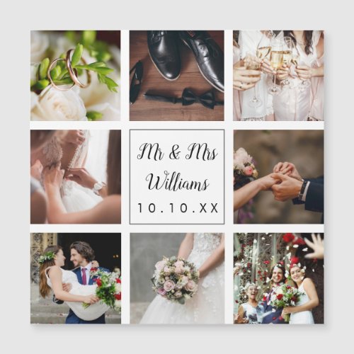 Personalized Wedding Photo Collage
