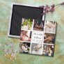 Personalized Wedding Photo Collage Magnet
