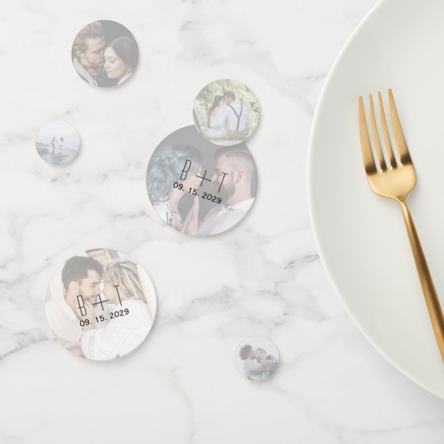 Personalized Wedding Photo Confetti (Group)