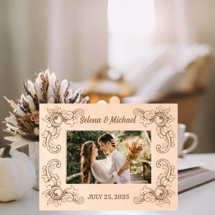 Personalized Wedding Photo Frame Engraved Frames