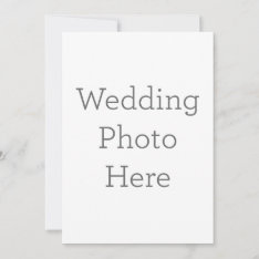 Personalized Wedding Photo Invitation at Zazzle