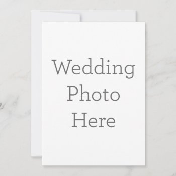 Personalized Wedding Photo Invitation by zazzle_templates at Zazzle