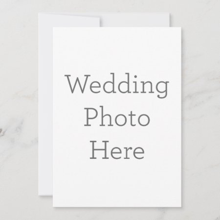 Personalized Wedding Photo Invitation