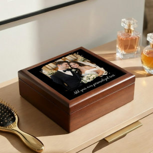 Personalized Wedding Photo Keepsake Box
