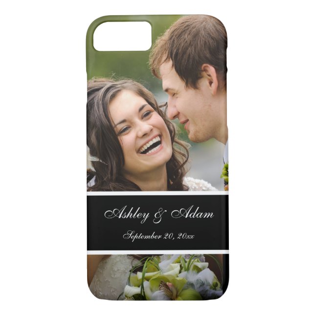 Personalized Wedding Photo Keepsake Case-Mate iPhone Case (Back)