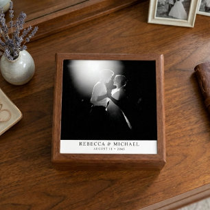 Personalized Wedding Photo Keepsake Memory Box