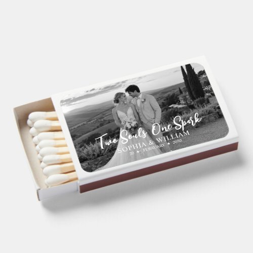 Personalized Wedding Photo Matchbox Favor Matchboxes