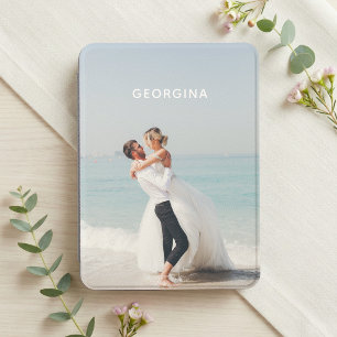 Personalized Wedding Photo Newlywed Gift Kindle Cover