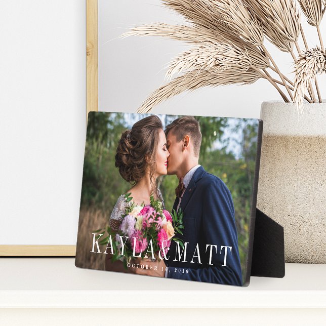 Personalized Wedding Photo Plaque (Creator Uploaded)