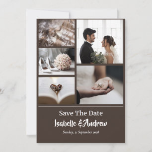 personalized wedding photo Save the Date Card