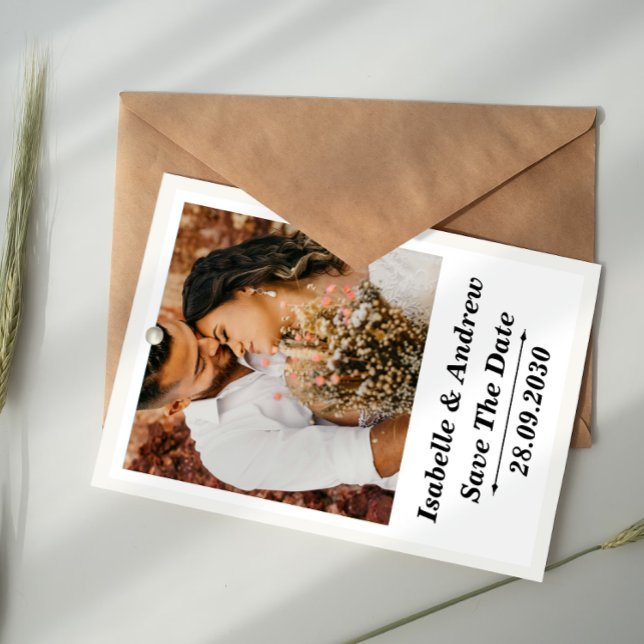 personalized wedding Photo Save the Date Card (Creator Uploaded)