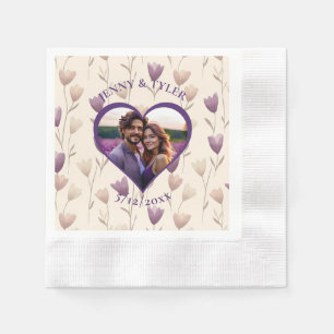 Personalized Wedding   Photo Template Napkins