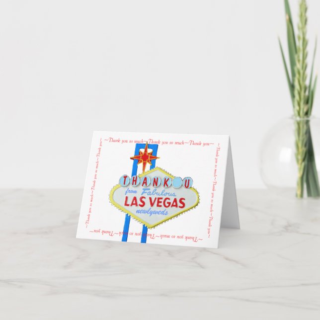 Personalized Wedding Photo Thank You Card (Front)