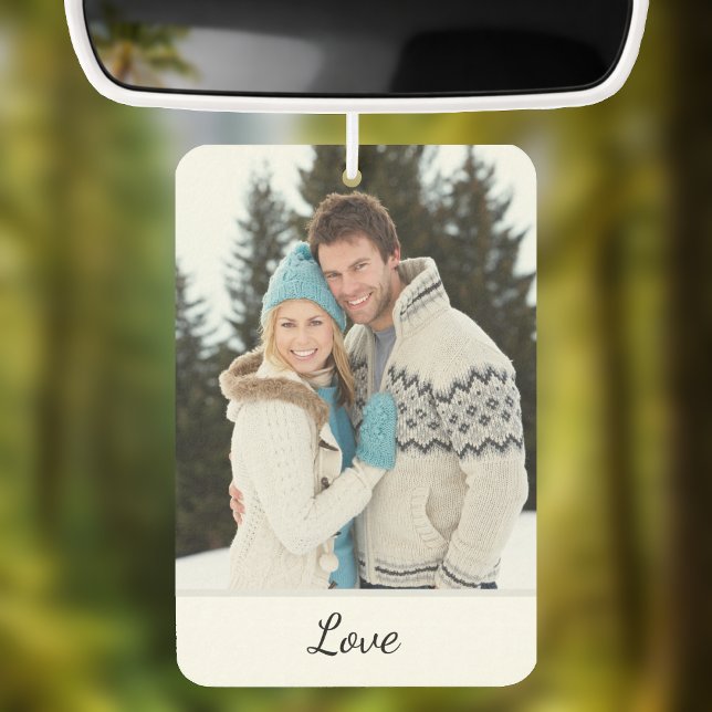 Personalized Wedding Photo With Initials  Air Freshener (Creator Uploaded)