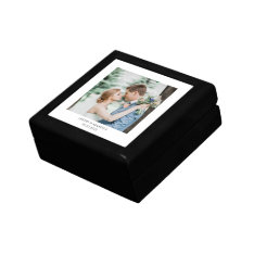 Personalized Wedding Photo Wood Keepsake Box at Zazzle