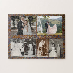Personalized Wedding Photos Generations of Joy Jigsaw Puzzle