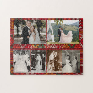 Personalized Wedding Photos Generations of Joy Jigsaw Puzzle