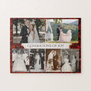Personalized Wedding Photos Generations of Joy Jigsaw Puzzle