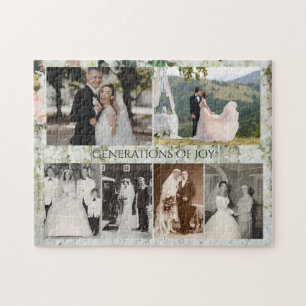 Personalized Wedding Photos Generations of Joy Jigsaw Puzzle