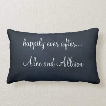 Personalized Wedding Pillow With Wedding Quote by QuoteLife at Zazzle