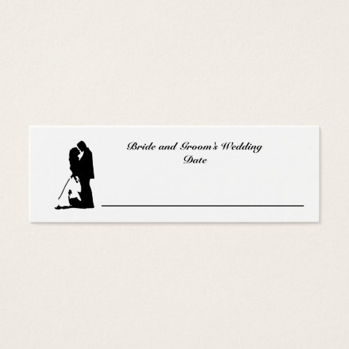 Personalized Wedding Place Card Business Card Template