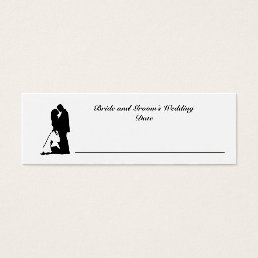 Customizable Personalized Wedding Place Card Business Card Template