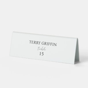 Personalized wedding place cards Table name cards Tent