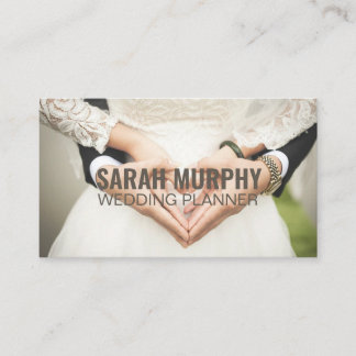 Personalized "Wedding Planner" (American) Business Card