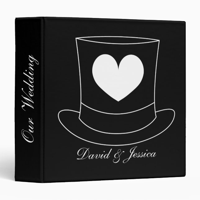 Personalized wedding planner binder or photo album (Front/Spine)
