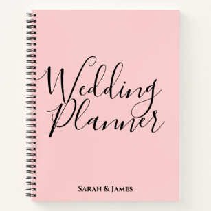 Bride to Be Journal Personalised Wedding Planner Confetti Squares 4 year Diary 
