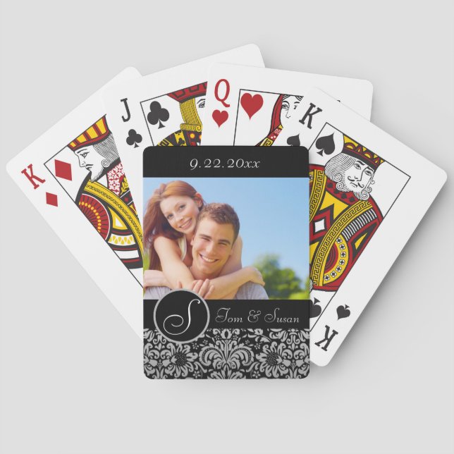 Personalized Wedding Poker Cards (Back)