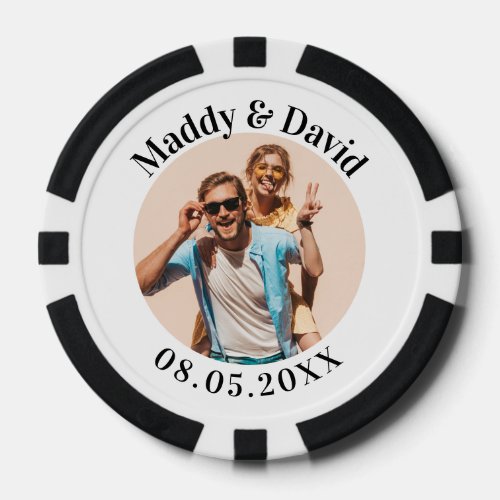 Personalized Wedding Poker Chips