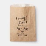 Personalized Wedding Popcorn Or Candy Bar Buffet Favor Bag at Zazzle