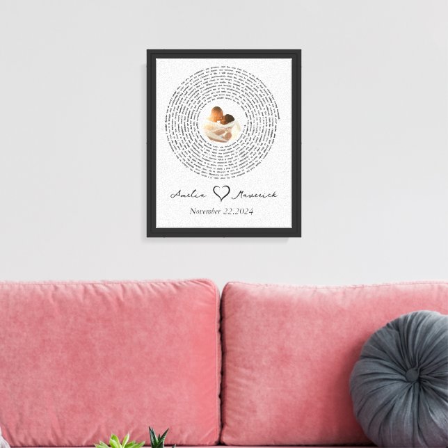Personalized Wedding Print - Custom Names (Insitu(LivingRoom))