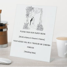 Personalized Wedding Reception Sign