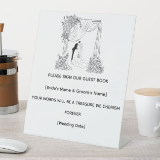 Personalized Wedding Reception Sign