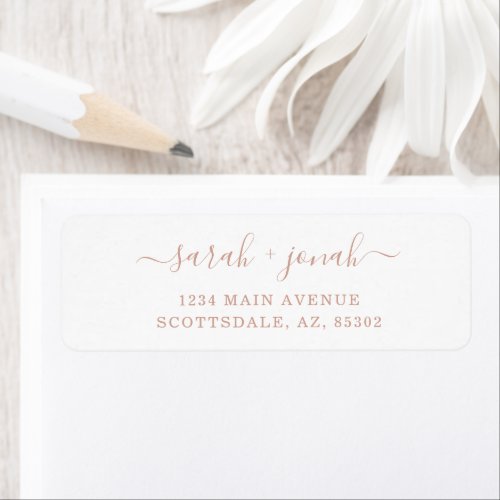 Personalized Wedding Return Address Labels