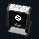 Personalized Wedding Return Address Self-inking Stamp<br><div class="desc">Personalized Wedding Return Address rubber stamp</div>