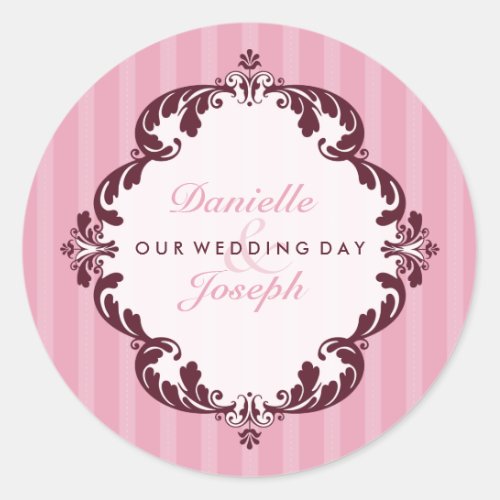 PERSONALIZED WEDDING SEAL  flourish deluxe 2